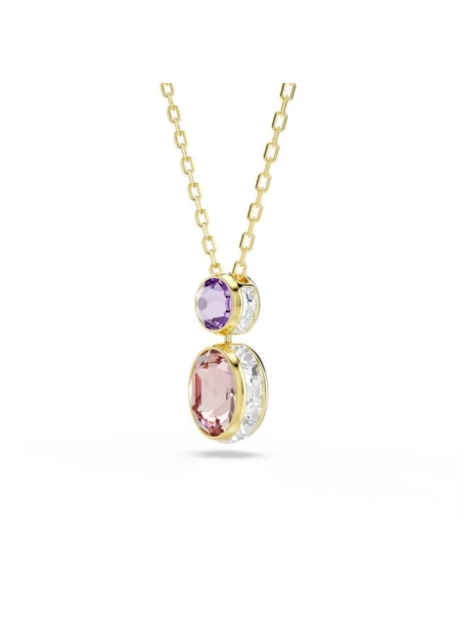 SWAROVSKI  Chroma Reversible Gold Tone Plated Pendant Necklace for Women | Best Price UAE